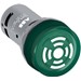Paneelzoemer Drukknoppen / Compact ABB Componenten Groene Buzzer Verlicht 24Vac/dc 1SFA619600R6002
